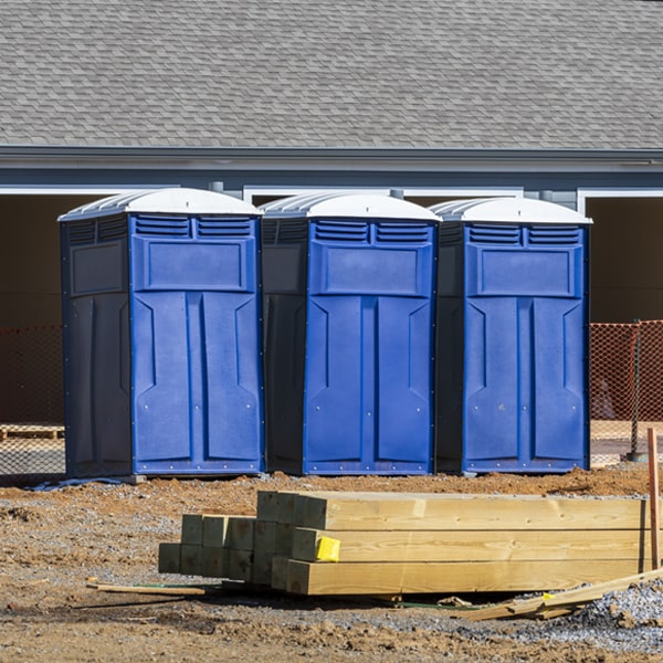 how often are the portable restrooms cleaned and serviced during a rental period in Bayou Vista Louisiana